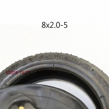 Free shipping  8X2.0-5 8x2.00-5 inner tube and tyre for Electric scooter baby trolley  8 inch pneumatic tire