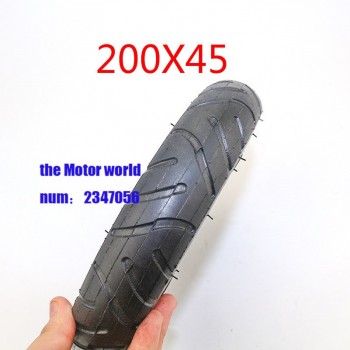 200x45  Inflated Wheel and hub and inner tire  For E-twow S2 Scooter M8 M10 Pneumatic Wheel  8 Scooter Wheelchair Air Wheel