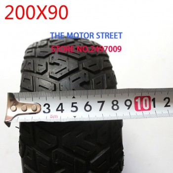 free shipping newest 200x90 Solid tire without inner tube tyres fit electric scooter torque car 8 inch non inflatable solid tire