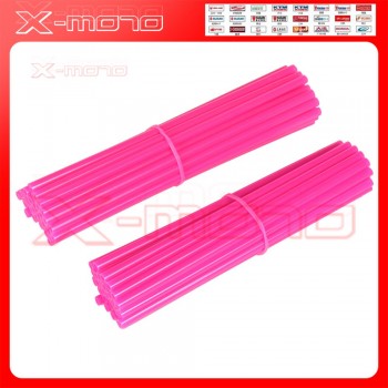 36Pcs Universal Motorcycle Dirt Bike Wheel Rim Cover Spoke Skins Wrap Tubes Decor Protector Free shipping