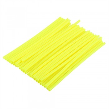36Pcs/Set 17cm Motorcycle Bike Road Bike Guard Wraps Kit Wheel Spoke Protector Colorful Motocross Rims Skins Covers