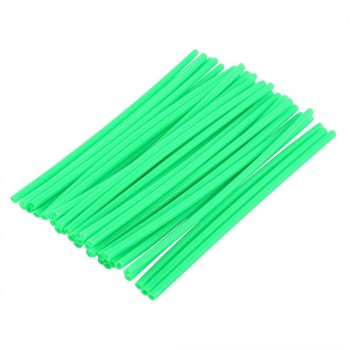 36Pcs/Set 17cm Motorcycle Bike Road Bike Guard Wraps Kit Wheel Spoke Protector Colorful Motocross Rims Skins Covers