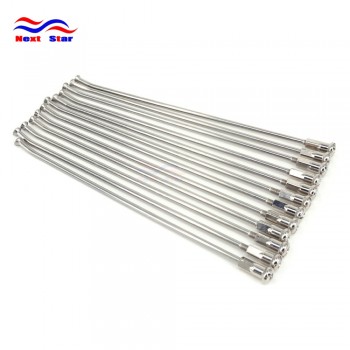 36PCS Motorcycle 21 Stainless Steel Front Wheel Spokes Nipples For KTM EXC EXCF XC XCF XCW XCFW MX SX 125 250 300 500 530