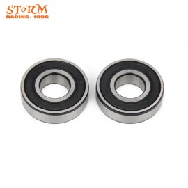 Motorcycle Wheel Hub Roller Bearings 6001 RS For KTM Suzuki 50 JR MINI SR ADVENTURE SX PRO RM125 RM250 RM465 RM500