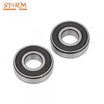 Motorcycle Wheel Hub Roller Bearings 6001 RS For KTM Suzuki 50 JR MINI SR ADVENTURE SX PRO RM125 RM250 RM465 RM500