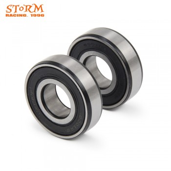 Motorcycle Wheel Hub Roller Bearings 6001 RS For KTM Suzuki 50 JR MINI SR ADVENTURE SX PRO RM125 RM250 RM465 RM500