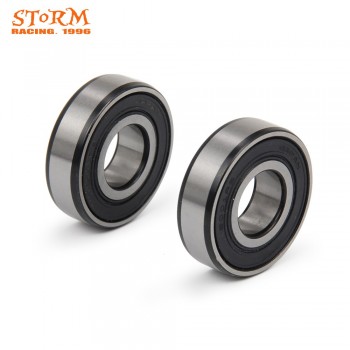 Motorcycle Wheel Hub Roller Bearings 6001 RS For KTM Suzuki 50 JR MINI SR ADVENTURE SX PRO RM125 RM250 RM465 RM500