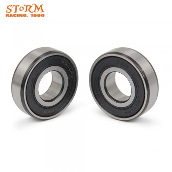 Motorcycle Wheel Hub Roller Bearings 6001 RS For KTM Suzuki 50 JR MINI SR ADVENTURE SX PRO RM125 RM250 RM465 RM500