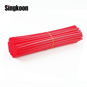 Motorcycle Dirt Bike Wheel Rim Spoke Skins Covers Wrap Tubes Decor Protector Pipe FOR KAWASAK  CR YZ RM KX 85 MOTOR CYCLE 500