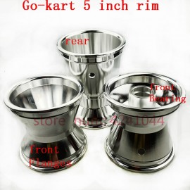 Kart 10x4.50-5 130mm front or 11x7.10-5 180mm rear wheel hub 5 inch Go-kart car 4 wheel drift car Aluminium alloy rims