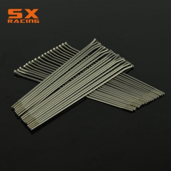 Motorcycle Dirt Bike 19 36PCS Stainless Steel Rear Wheel Spokes Nipples For KAWASAKI KX125 KX250 KX250F KX450F KLX450R KX500