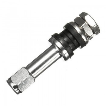 4-piece Tr48E Aluminum Tubeless Valve Core TPMS Automotive Metal Straight Mouth Motorcycle Interior Accessories