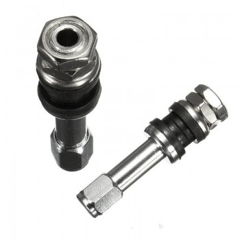 4-piece Tr48E Aluminum Tubeless Valve Core TPMS Automotive Metal Straight Mouth Motorcycle Interior Accessories