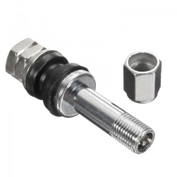 4-piece Tr48E Aluminum Tubeless Valve Core TPMS Automotive Metal Straight Mouth Motorcycle Interior Accessories