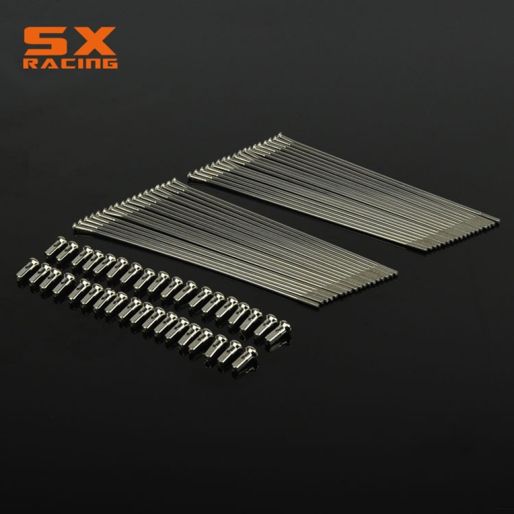 Motorcycle Dirt Bike 19 36PCS Stainless Steel Rear Wheel Spokes Nipples For YAMAHA YZ125 YZ250 YZ250F YZ450F WR250F WR450F