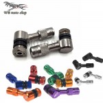 CNC Aluminum Motorcycle 50CC-600CC Metal Gas Nozzle Degree Angle Valve Adaptor Tyre Valve Extension Valve Stem free shipping