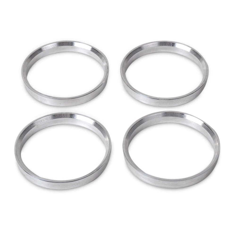 CITALL 4pcs Aluminum Hub Rings | 67.1mm Car Hub to 73.1mm Wheel Bore | ID 67 | OD 73 for Hyundai Tucson Santa Fe Mazda 3 6 Kia