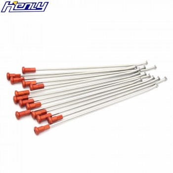 1.6*21 FRONT MOTORCYCLE SILVER SPOKE SET ORANGE NIPPLES FOR KTM SX EXC EXC-F XCW SXF XC 125 250 300 400 350 450 1999-2018