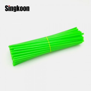 Motorcycle Dirt Bike Wheel Rim Spoke Skins Covers Wrap Tubes Decor Protector Pipe FOR Honda MOTOR CYCLE 500 CRF YZF RMZ KXF
