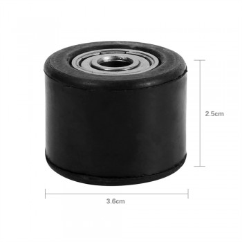 Black Rollers Pulley chain tensioner 8mm Chain Roller Tensioner Pulley Wheel Guide Universal for Motorcycle Dirt Bike Enduro