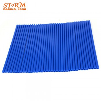 Motorcycle Wheel Rim Spoke Skins Covers Wrap Tubes Decor For KTM HONDA KAWASAKI YAMAHA CRF YZ EXC CR RM 250 300 350 400 450
