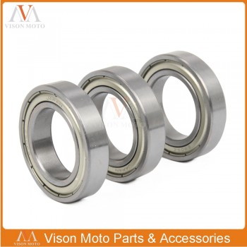 3PCS Rear Wheel Hub Roller Bearing For YZF KX KXF RMZ 125 250 450 KLX450R RMX450Z RM250 RM370 CR CRF 125R 250R 250X 450R 450X