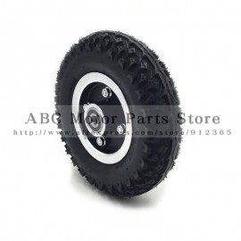 Tire Size 8X2 and Inner Tube 200X50 Full Wheels Off Road Tyre for Electric Scooter Wheel Chair Truck Pneumatic Trolley Cart