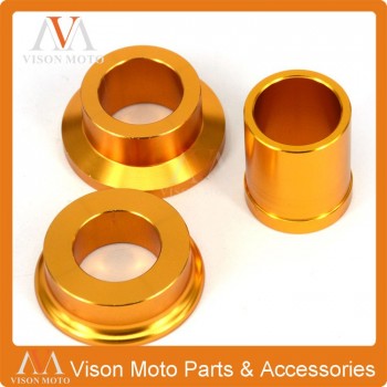Gold Front Rear Wheel Hub Spacers For Suzuki DRZ400 DRZ400S DRZ400E 2000-2015 Off Road Supermoto Racing