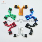CNC Aluminum Motorcycle 50CC-600CC Metal Gas Nozzle Degree Angle Valve Adaptor Tyre Valve Extension Valve Stem
