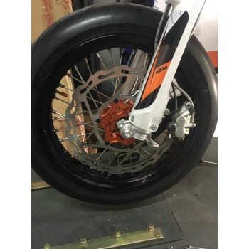 BIKINGBOY 3.5*17 4.25*17 Supermoto Wheels Rims Hub For KTM 125-525 250 300 350 400 450 EXC EXC-F EXC-R XC XCW XCF SX SXS SXS-F