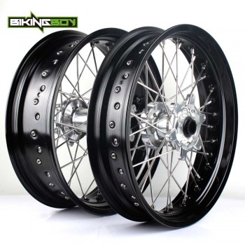 BIKINGBOY 3.5*17 4.25*17 Supermoto Wheels Rims Hub For KTM 125-525 250 300 350 400 450 EXC EXC-F EXC-R XC XCW XCF SX SXS SXS-F