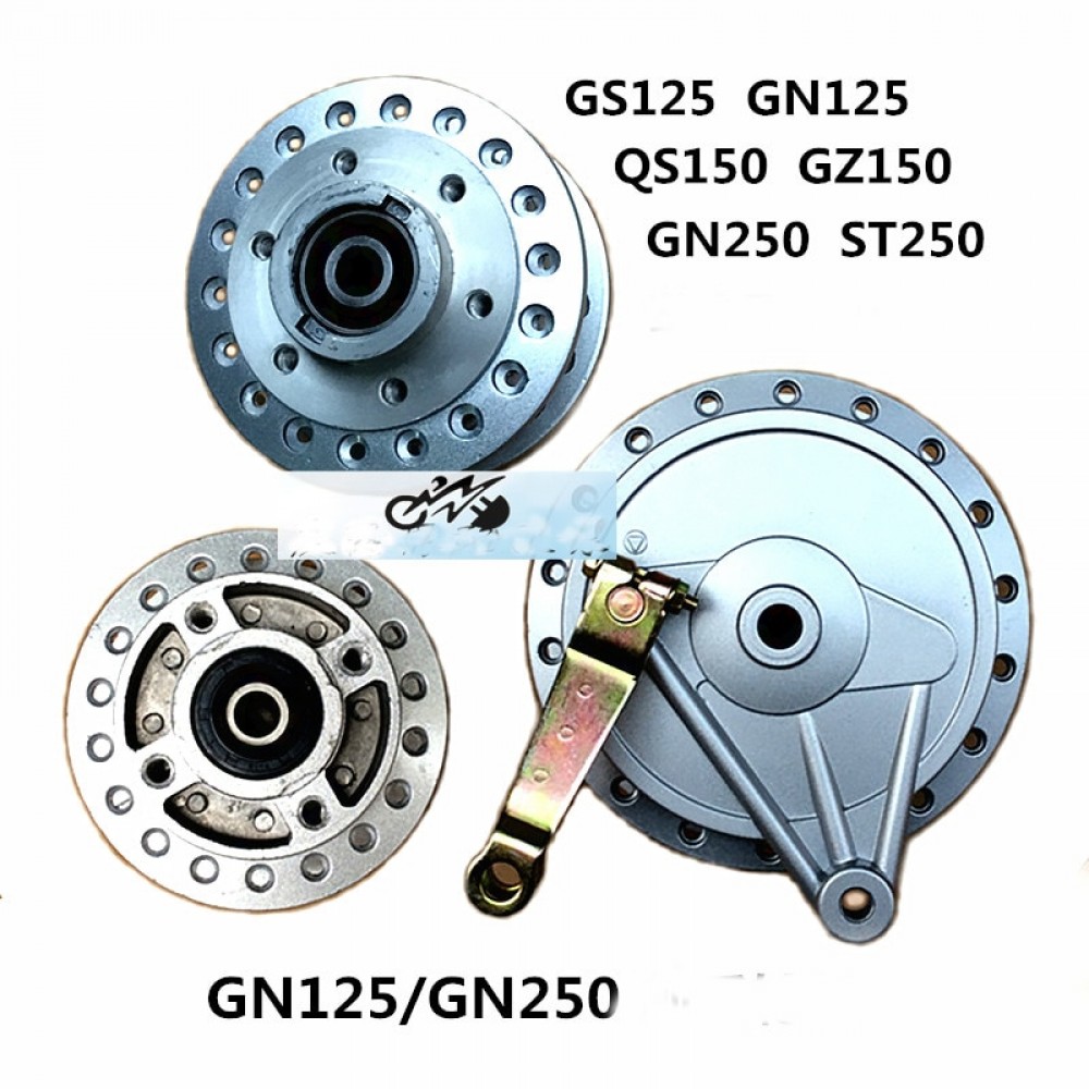 GN250/GN125/GS125/QS150/GZ150/ST250 Front Rear Disc Disk Brake Aluminum Motorcycle Wheel Rim Hubs