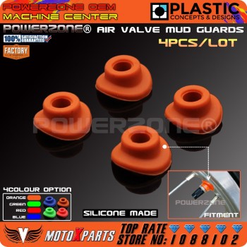 Orange Silicone Air Valve Mud Guards Mouth Washers Gasket For KTM EXC EXCF SX SXF  XC  XCW XCF CRF YZF KXF Motorcycle Dirt Bike