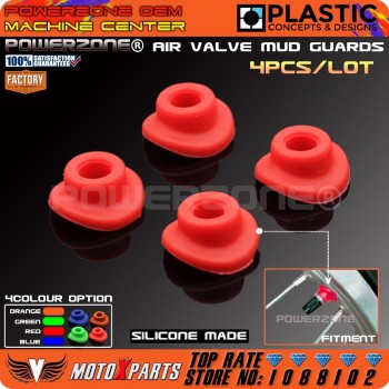 Orange Silicone Air Valve Mud Guards Mouth Washers Gasket For KTM EXC EXCF SX SXF  XC  XCW XCF CRF YZF KXF Motorcycle Dirt Bike