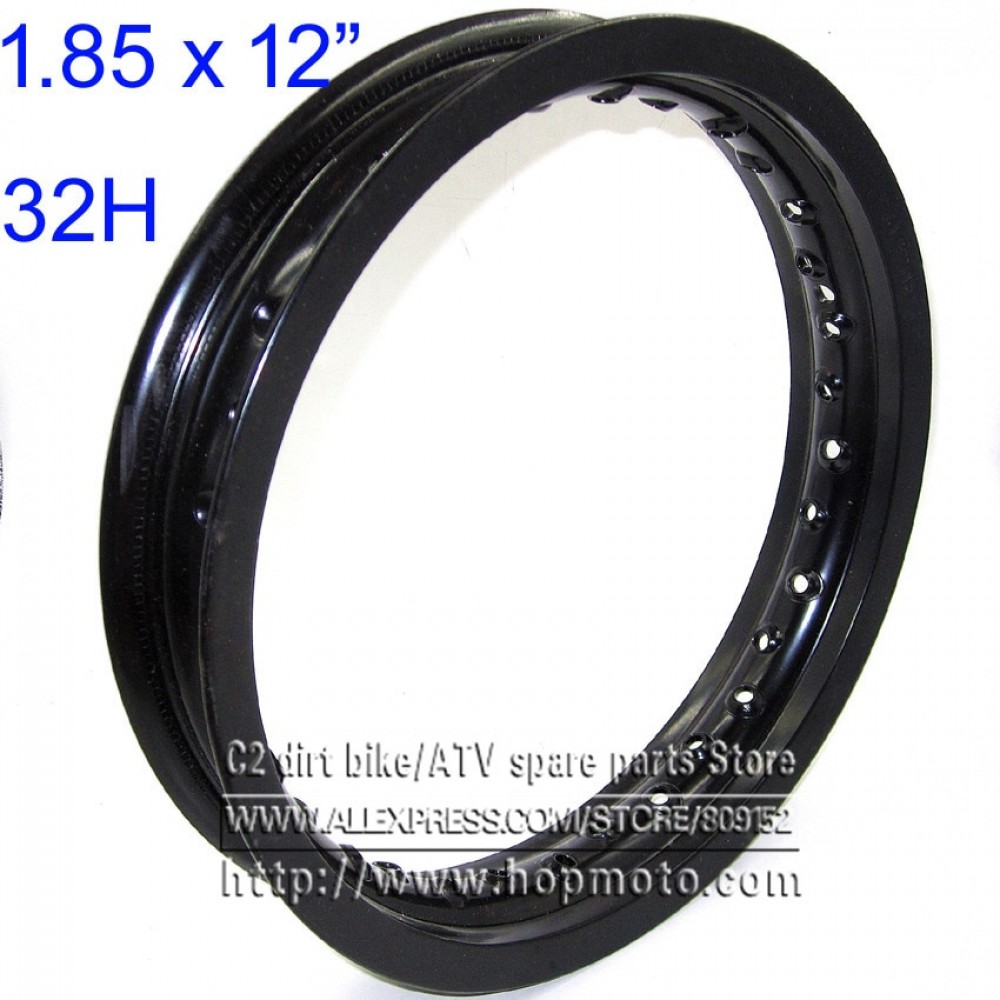 Pit bike Rims Hub Ring 1.85x12inch aluminum for dirt bike 32H Wheels Circle pit bike KTM CRF Kayo BSE Apollo spare parts