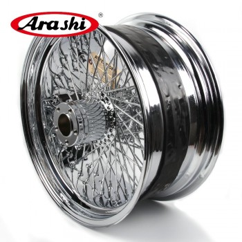 Arashi Newest 18x8.5Rear Wheel Rim For Harley XL 1200 R SPORTSTER ROADSTAR XR 1200 X Chrome Modification Motorcycle Wheel Rims