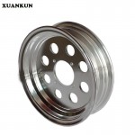 XUANKUN  Monkey Bike Small Monkey Motorcycle Modified Accessories 10 Inch 8 Hole Vacuum Aluminum Rims Aluminum Wheels
