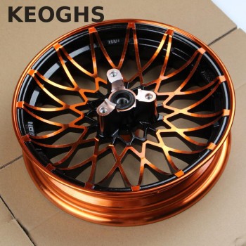 Keoghs Motorcycle 10/12 Inch 57/70mm Front Wheel Rim Aluminum Alloy For Yamaha Scooter Modify