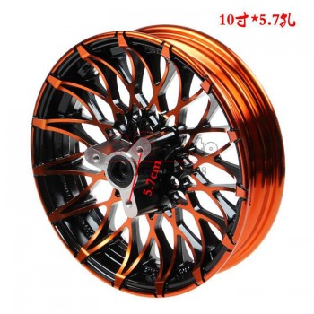 Keoghs Motorcycle 10/12 Inch 57/70mm Front Wheel Rim Aluminum Alloy For Yamaha Scooter Modify