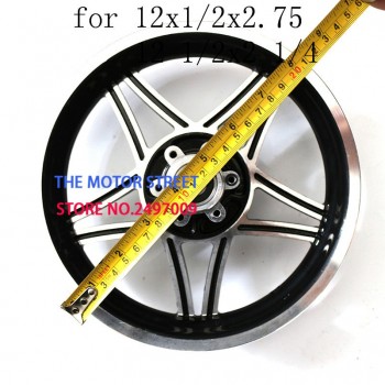 12 1/2x2.75 Aluminum  Rim Wheel Hub  MX350 MX400 Dirt Bike Scooter cubo de la rueda para patinete recambio Scooter aluminum