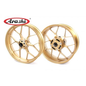Arashi CBR1000RR Wheel Rim Rear Rims For Honda CBR 1000 RR 1000RR 2006-2016 Front Rear Brake Disc 2007 2008 2009 2010 GOLD 16 15
