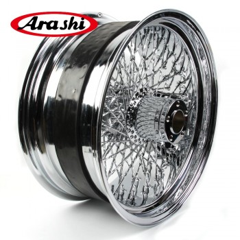Arashi 18x8.5Rear Wheel Rim For Harley Davidson XL 1200 R ROADSTAR Stainless Steel Chrome Modification Motorcycle Wheel Rims