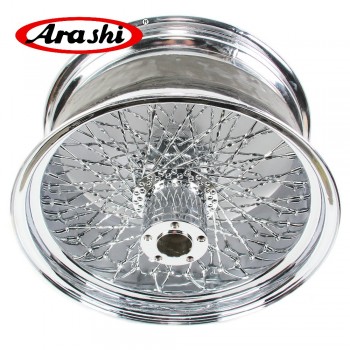Arashi 18x8.5Rear Wheel Rim For Harley Davidson XL 1200 R ROADSTAR Stainless Steel Chrome Modification Motorcycle Wheel Rims