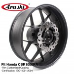 Arashi 1 Set Rear Wheel Rim Rear Brake Disc Rotors For HONDA CBR1000RR CBR1000 CBR 1000 RR 2006 2007 2008 2009 2010 2011 - 2016