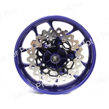For Yamaha YZF R1 2015 2016 2017 Front Wheel Rim Brake Disc Disk Rotor CNC Motorcycle Accessories YZF-R1 15 16 17 Black Blue