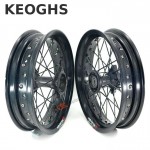 Keoghs Dirt Bike Wheel Rims Front And Rear 2.5-3.0-14 Inch Front And Rear Wheel For Pit Bike Motocross Ktm Crf Kawasaki Honda