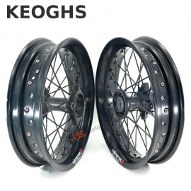 Keoghs Dirt Bike Wheel Rims Front And Rear 2.5-3.0-14 Inch Front And Rear Wheel For Pit Bike Motocross Ktm Crf Kawasaki Honda