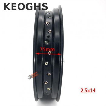 Keoghs Dirt Bike Wheel Rims Front And Rear 2.5-3.0-14 Inch Front And Rear Wheel For Pit Bike Motocross Ktm Crf Kawasaki Honda