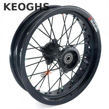 Keoghs Dirt Bike Wheel Rims Front And Rear 2.5-3.0-14 Inch Front And Rear Wheel For Pit Bike Motocross Ktm Crf Kawasaki Honda