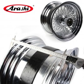 Arashi 18x10.5Chrome Rear Wheel Rim For Harley Davidson FLSTC FAT BOY Motorcycle Modification Wheel Rims